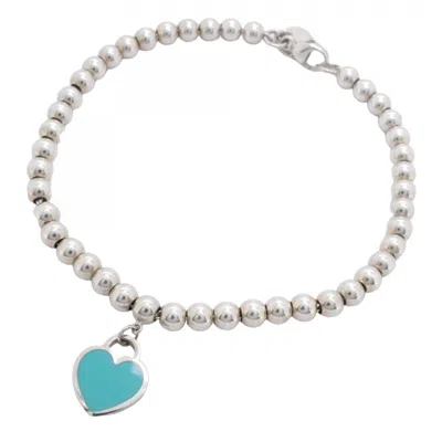 Pre-owned Tiffany & Co 925 Charm Bracelet () In Blue