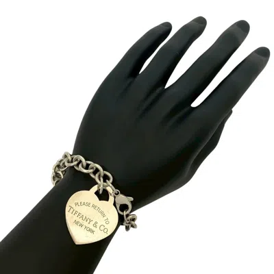 Pre-owned Tiffany & Co 925 Charm Bracelet () In Silver