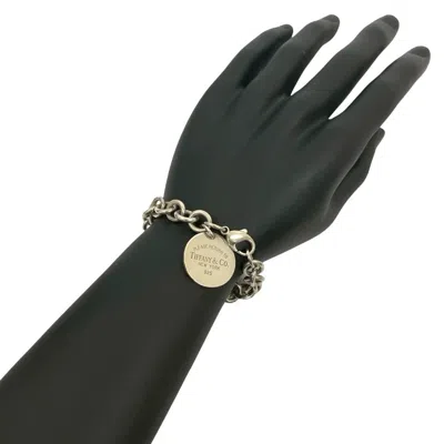 Pre-owned Tiffany & Co 925 Charm Bracelet () In Silver