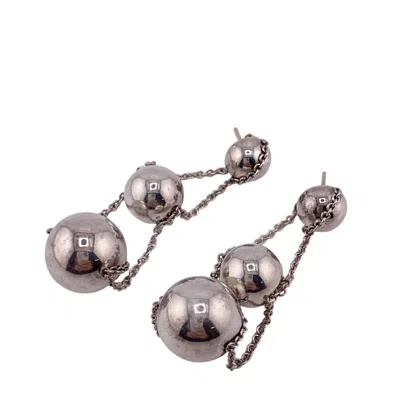 Pre-owned Tiffany & Co 925 Drop Earrings () In Silver