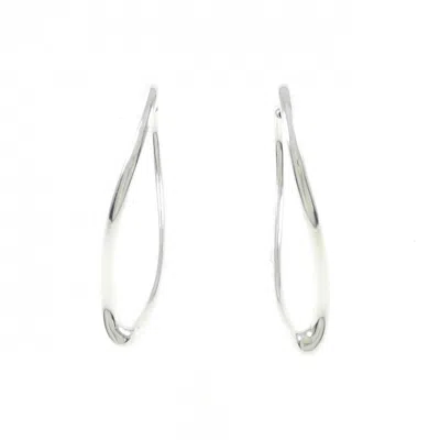 Pre-owned Tiffany & Co 925 Hoop Earrings () In Silver