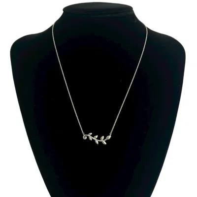Pre-owned Tiffany & Co 925 Necklace () In Silver