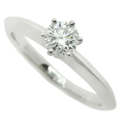 Pre-owned Tiffany & Co 950 Band Ring () In Silver