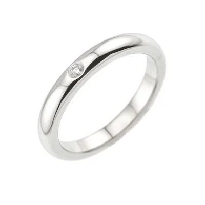 Pre-owned Tiffany & Co 950 Band Ring () In Silver