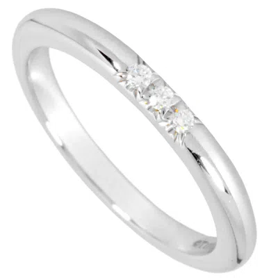Pre-owned Tiffany & Co 950 Band Ring () In Silver