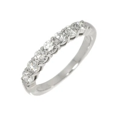 Pre-owned Tiffany & Co 950 Band Ring () In Silver
