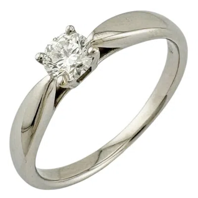 Pre-owned Tiffany & Co 950 Band Ring () In Silver