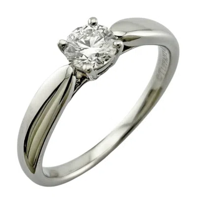 Pre-owned Tiffany & Co 950 Band Ring () In Silver