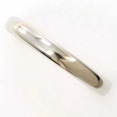 Pre-owned Tiffany & Co 950 Band Ring () In Silver