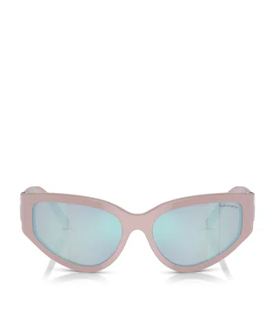 Tiffany & Co Acetate Heart-detail Sunglasses In Pink