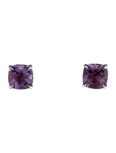 Pre-owned Tiffany & Co Amethyst Sparklers Stud Earrings In Multicolor