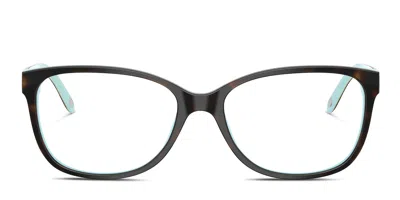 Tiffany & Co & Co. Tf2097 Brown/tortoise/blue In Brown,tortoise,blue