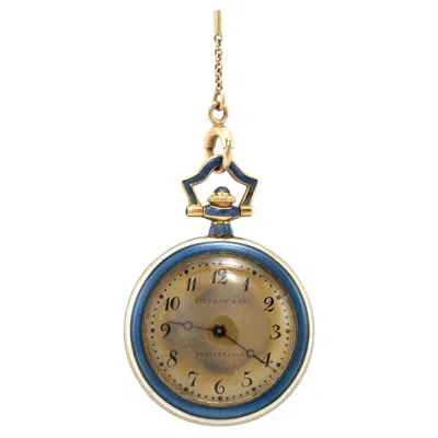 Pre-owned Tiffany & Co Antique 1910s Edwardian Tiffany Co. Pocket Watch In Multi