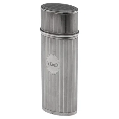 Pre-owned Tiffany & Co Antique 20th Century American Solid Silver Cigar Tube By