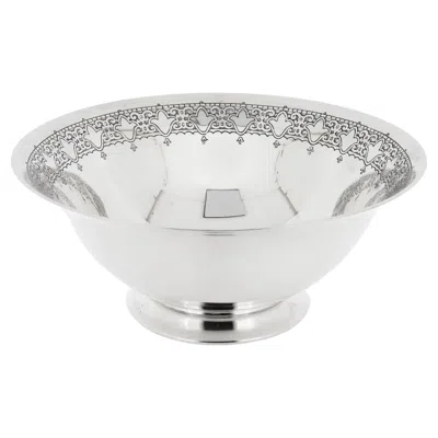 Pre-owned Tiffany & Co Antique Art Deco . Sterling Silver Engraved Bowl