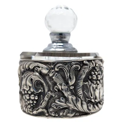 Pre-owned Tiffany & Co . Antique C. 1870-90s Sterling Silver Soldered Pin Cushion Converted In Black