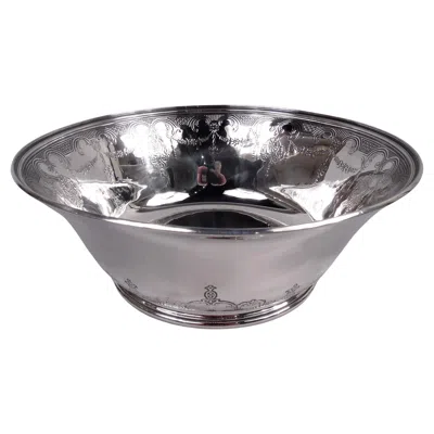 Pre-owned Tiffany & Co Antique Tiffany Edwardian Classical Sterling Silver Bowl