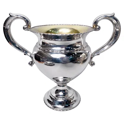 Pre-owned Tiffany & Co Antique Tiffany Edwardian Classical Sterling Silver Trophy Cup