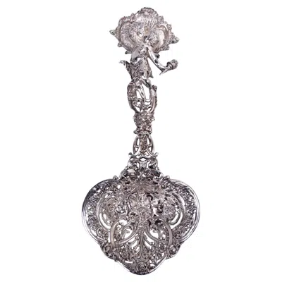 Pre-owned Tiffany & Co Antique Tiffany Gilded Age Sterling Silver Bonbon Scoop
