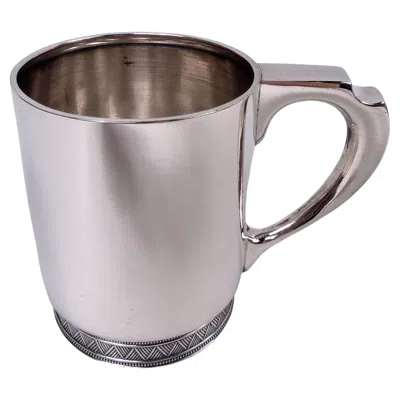 Pre-owned Tiffany & Co Antique Tiffany Victorian Classical Sterling Silver Baby Cup