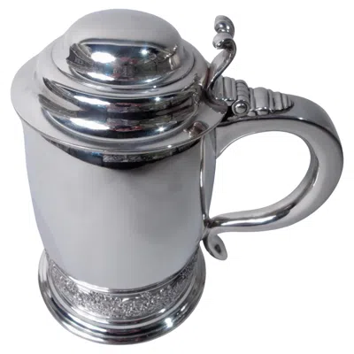 Pre-owned Tiffany & Co Antique Tiffany Victorian Georgian Sterling Silver Tankard