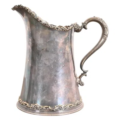 Pre-owned Tiffany & Co . Antique Victorian Silverplate Repoussé Pitcher