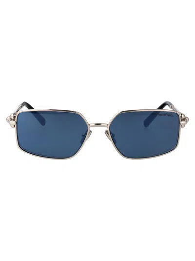 Tiffany & Co Argento Metal Sunglasses In Blue