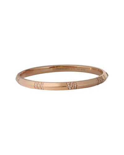 Pre-owned Tiffany & Co . Atlas 18k Rose Gold 0.66 Ct. Tw. Diamond Bracelet (authentic Pre-loved)