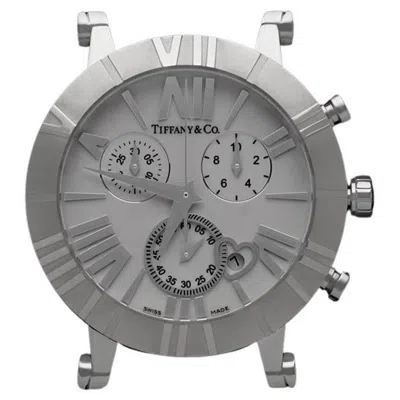 Pre-owned Tiffany & Co . Atlas 37mm Unisex Chronograph Watch - Stainless Steel & Ceramic In Multi