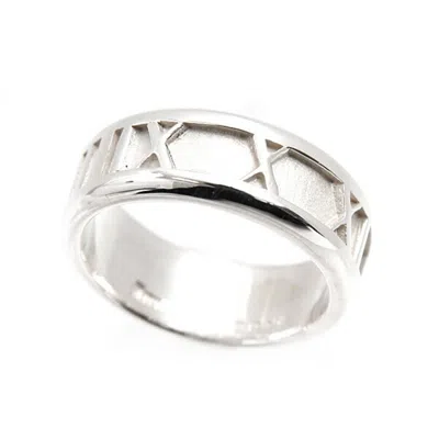 Pre-owned Tiffany & Co Atlas 925 Band Ring () In Silver