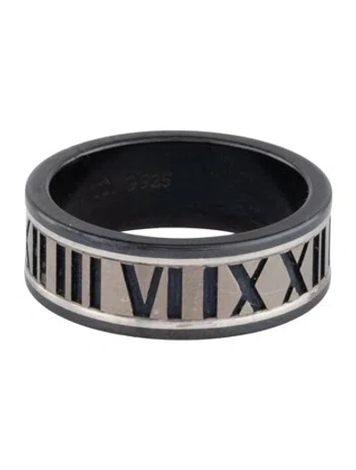 Pre-owned Tiffany & Co Atlas Band In Black