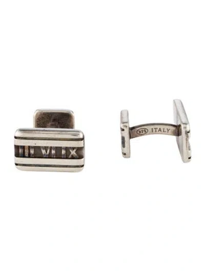 Pre-owned Tiffany & Co Atlas Cufflinks In Multi