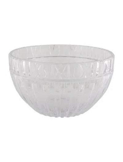 Pre-owned Tiffany & Co Atlas Large Bowl In Transparent