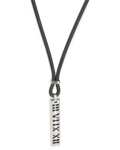 Tiffany & Co . Atlas Silver Pendant (authentic Pre-loved) In Metallic