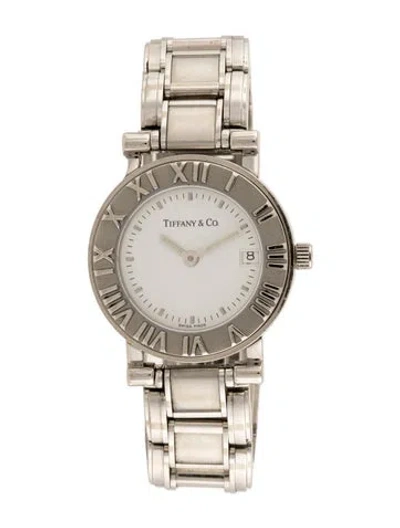 Pre-owned Tiffany & Co Atlas Watch, 25mm In Multicolor