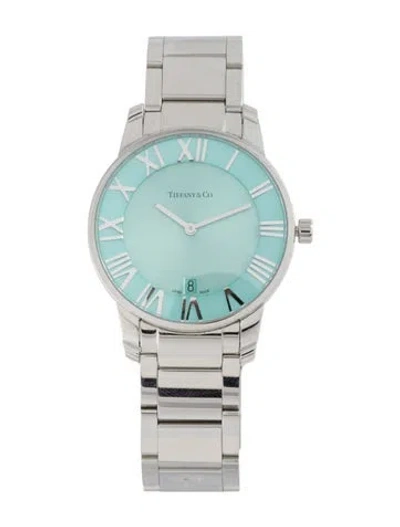 Pre-owned Tiffany & Co Atlas Watch, 37mm In Multi