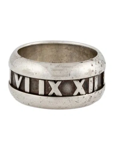 Pre-owned Tiffany & Co Atlas Wide Band Ring In Multi