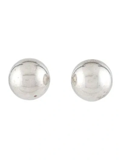 Pre-owned Tiffany & Co Ball 10mm Stud Earrings In Multi