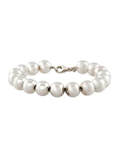 Pre-owned Tiffany & Co Ball Bead Bracelet, 6.25" In Multi