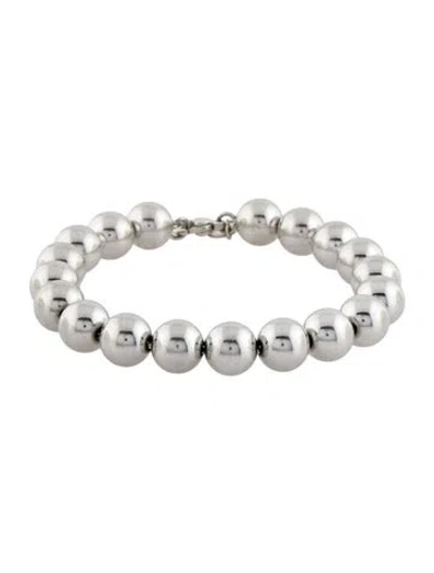 Pre-owned Tiffany & Co Ball Bead Bracelet, 7" In Multi