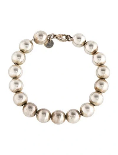 Pre-owned Tiffany & Co Ball Bracelet, 10 Mm, 6.25" In Multi