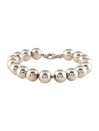 Pre-owned Tiffany & Co Ball Bracelet, 10 Mm, 6.25" In Multi