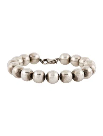 Pre-owned Tiffany & Co Ball Bracelet, 6.25" In Multi