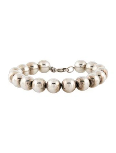 Pre-owned Tiffany & Co Ball Bracelet, 6.25" In Multi