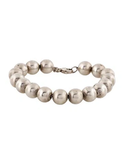 Pre-owned Tiffany & Co Ball Bracelet, 6.25" In Multi