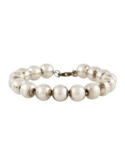 Pre-owned Tiffany & Co Ball Bracelet, 6.5" In Multi