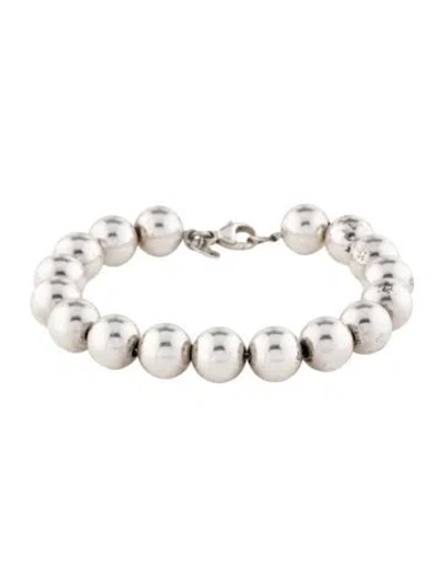 Pre-owned Tiffany & Co Ball Bracelet, 6.5" In Multi