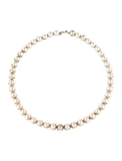 Pre-owned Tiffany & Co Ball Necklace, 10mm, 18" In Multicolor