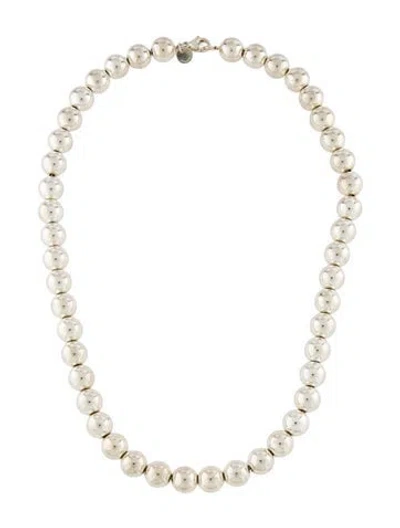 Pre-owned Tiffany & Co Ball Necklace, 18" In Multi