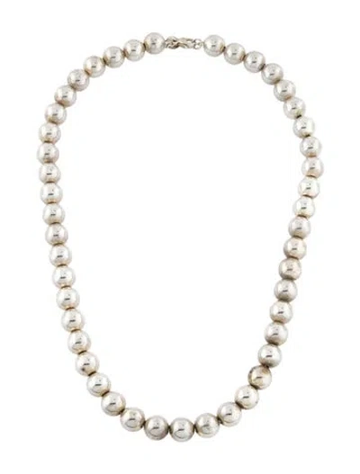 Pre-owned Tiffany & Co Ball Necklace, 18" In Multi